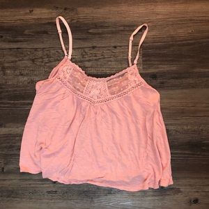 Pink crop top
